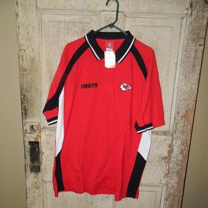 Official NFL Kansas City Chiefs Polo Mens Shirts Size 2XL (F-19)